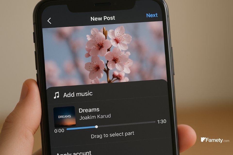 Add Music to a Static Instagram Post