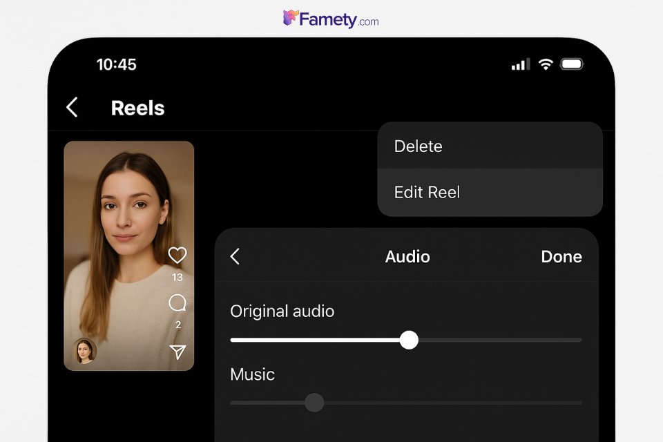 Mute or Replace Music on Instagram Reels