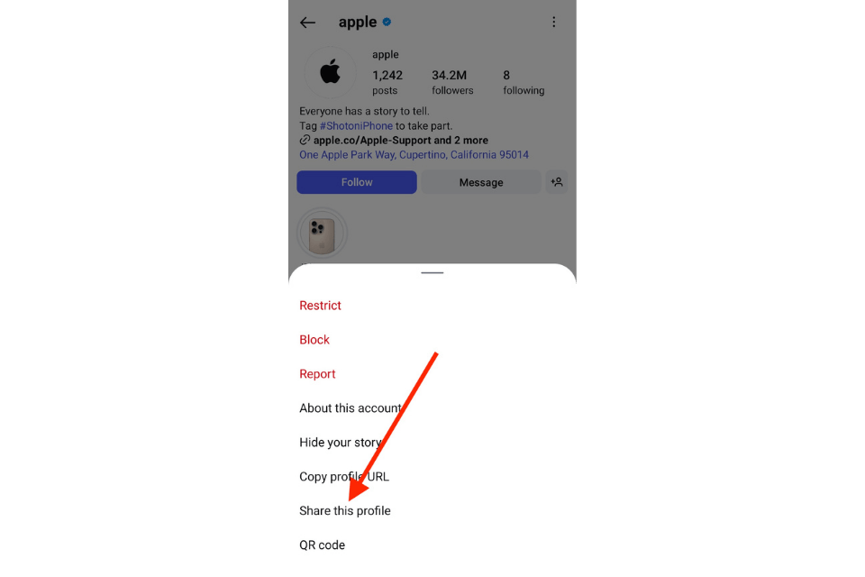 How to Share Someone Else’s Instagram Profile