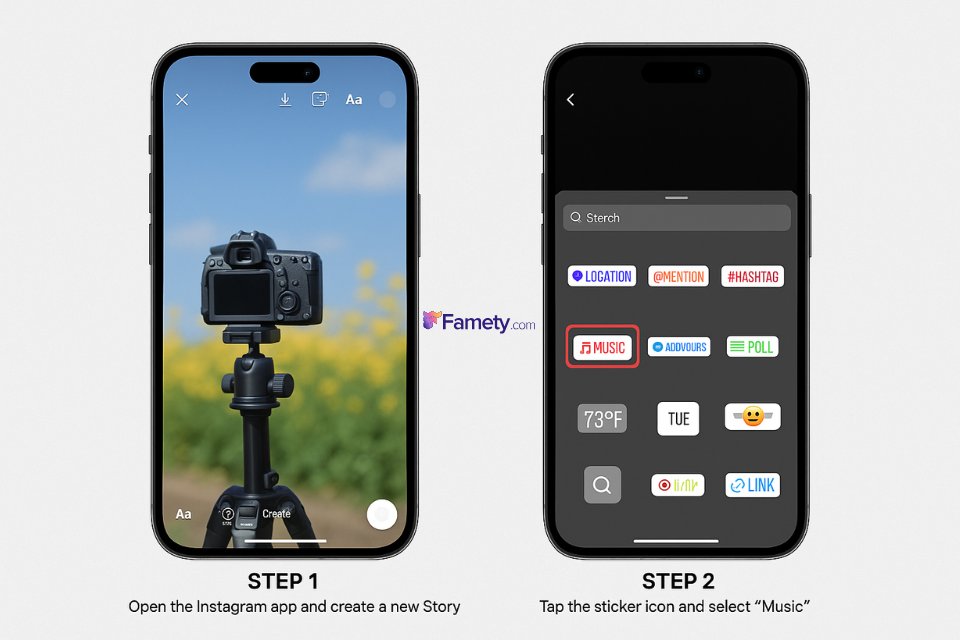 Use Instagram’s Built-In Music Sticker