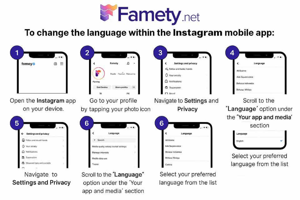 How To Change Language On Instagram?