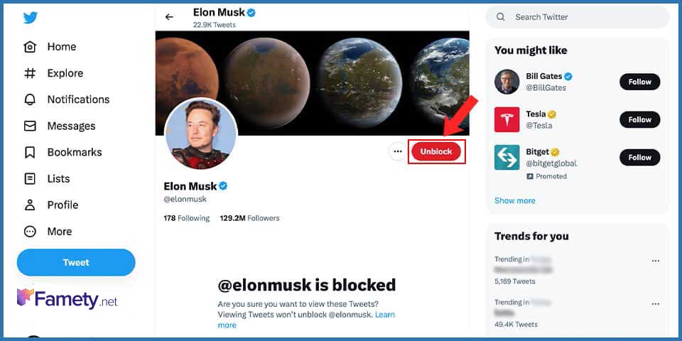 how to unblock someone on twitter