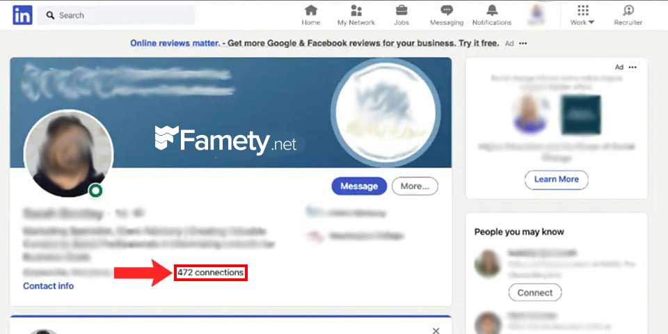 how to see connections on linkedin