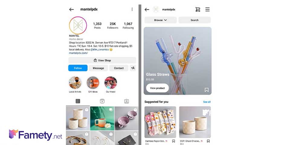 Showcase Products on Your Profile