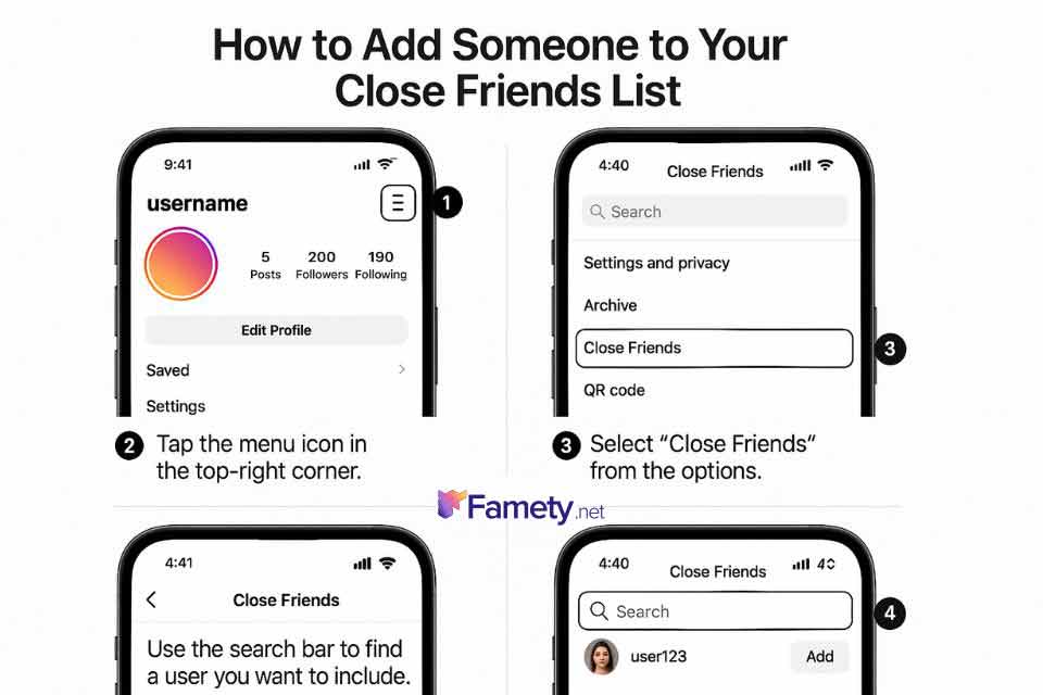 How to Add Someone to Your Close Friends List 