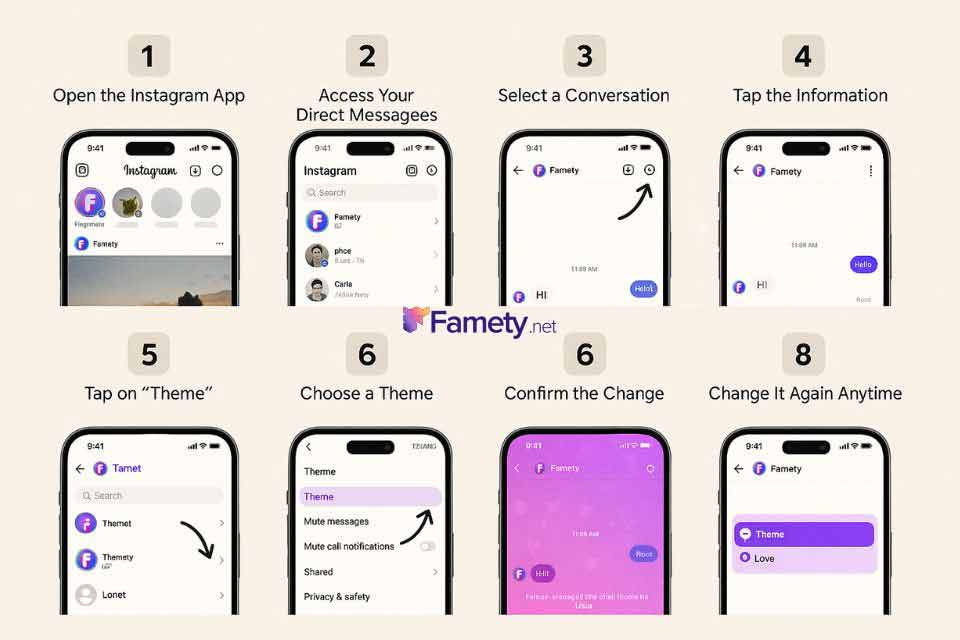 How To Change Chat Theme in Instagram DMs