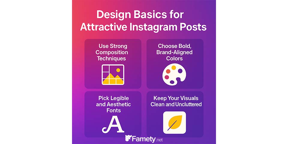 design basics for attractive instagram posts