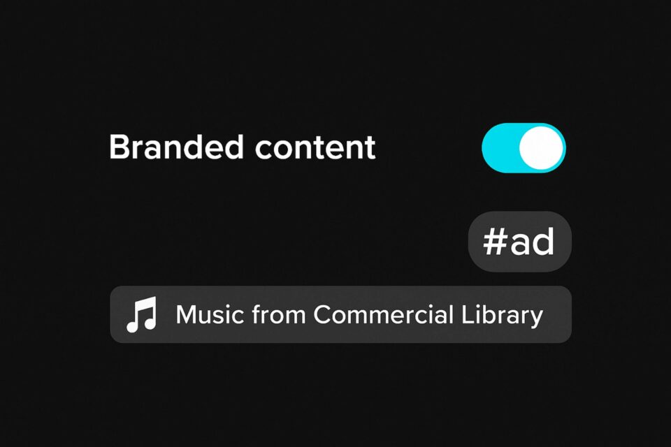 TikTok comment section mockup showing a user comment at the top and a brand reply highlighted below, with Q&A sticker icon.