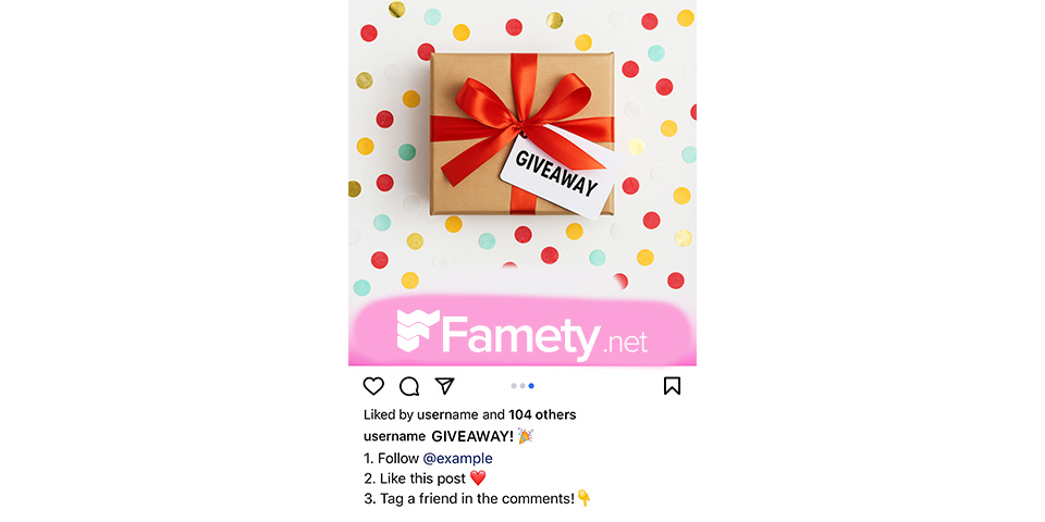 instagram giveaway idea