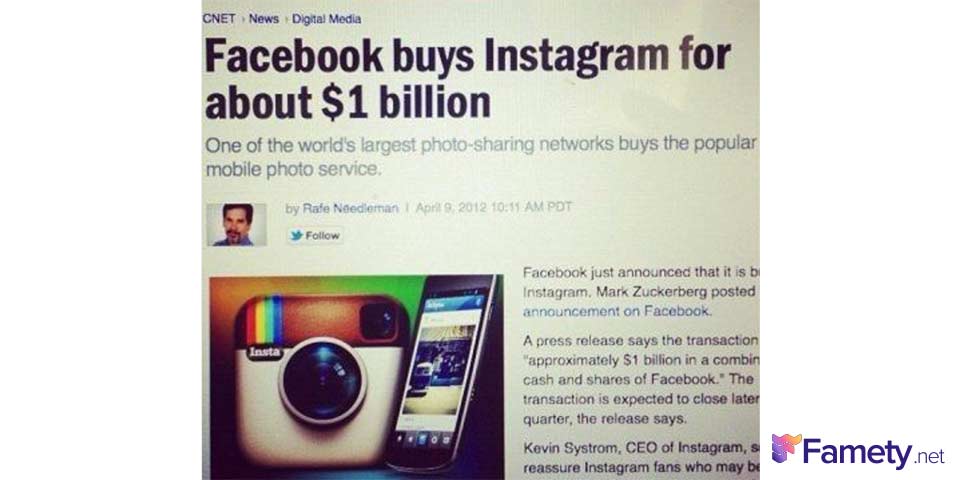 facebook buys Instagram