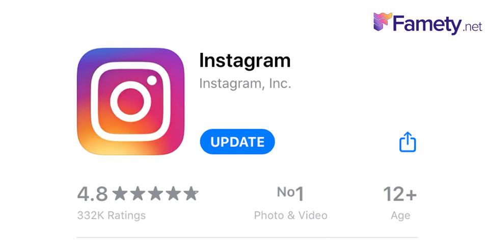 update the instagram app
