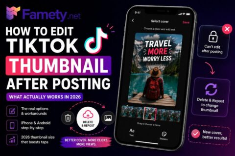 How to Edit TikTok Thumbnail After Posting: What Actually Works in 2026