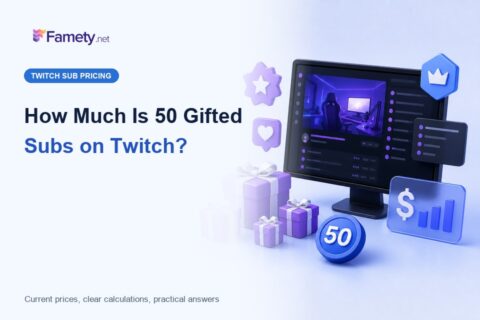 How Much Is 50 Gifted Subs on Twitch?