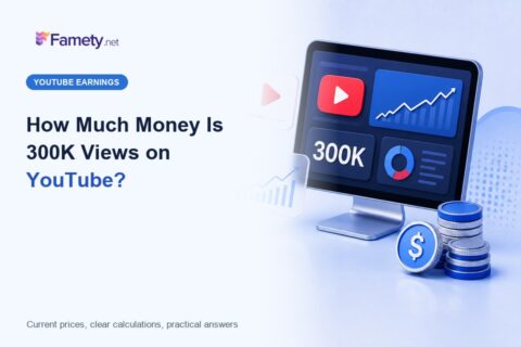 How Much Money Is 300K Views on YouTube?