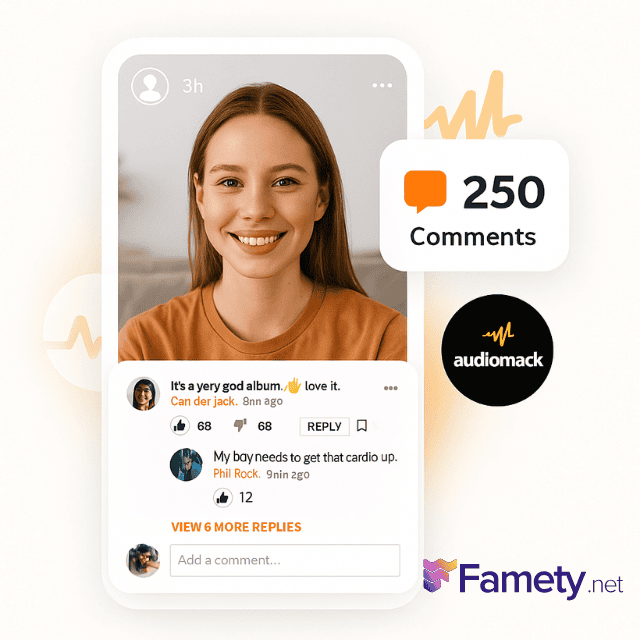 Buy Audiomack Comments