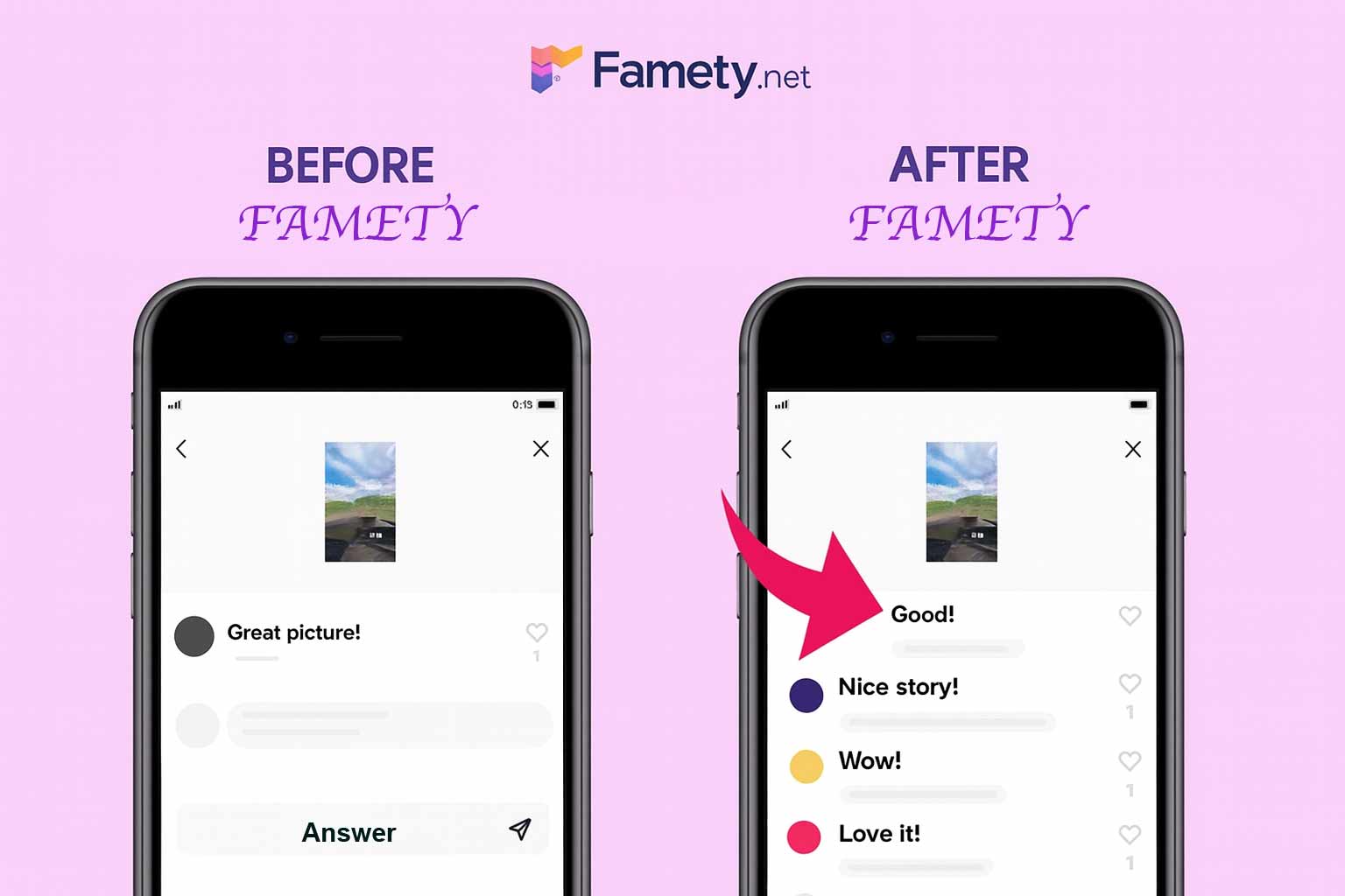 buy instagram story comments before after