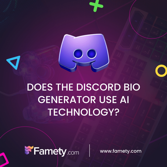 Does the Discord Bio Generator use AI technology