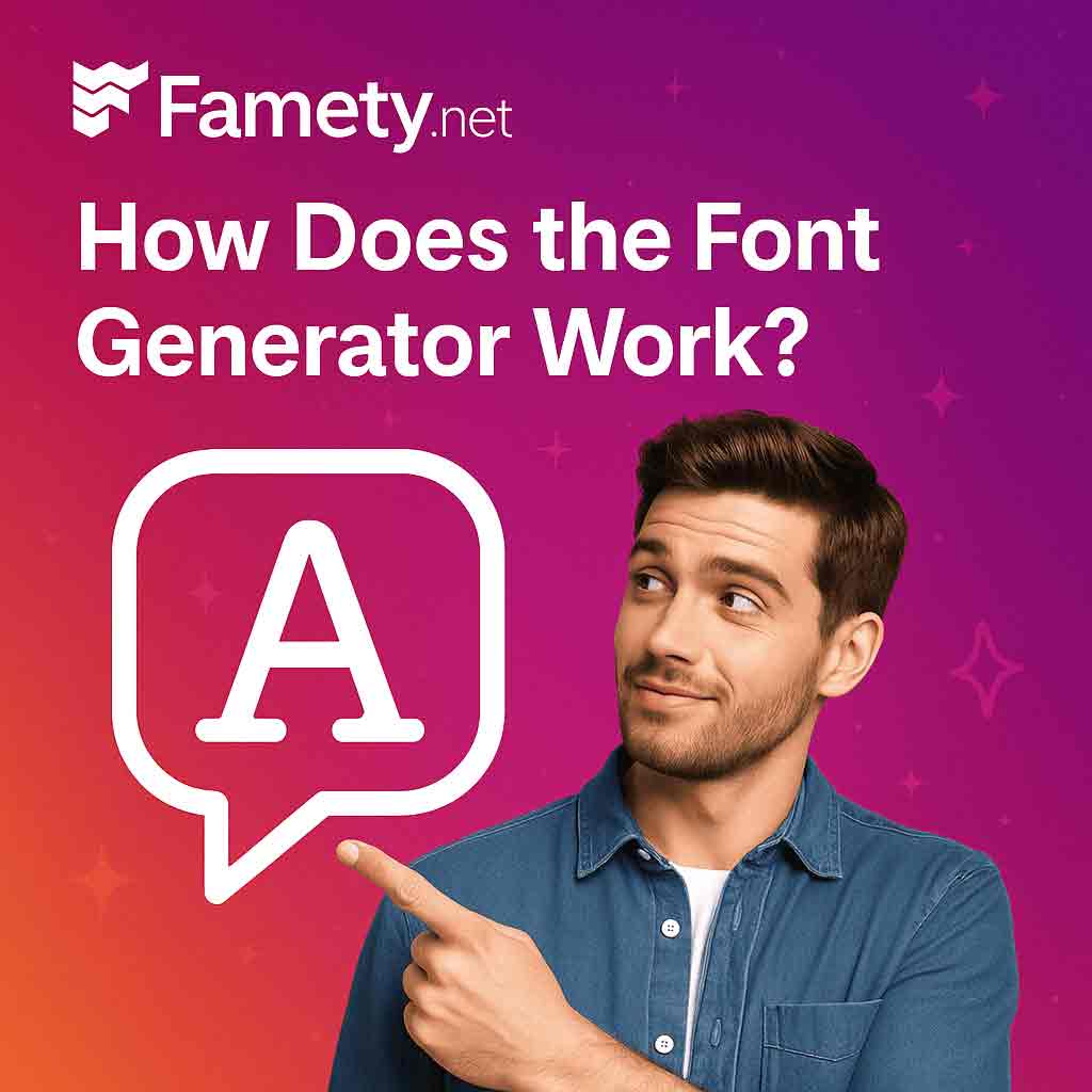 How Does the Font Generator Work?