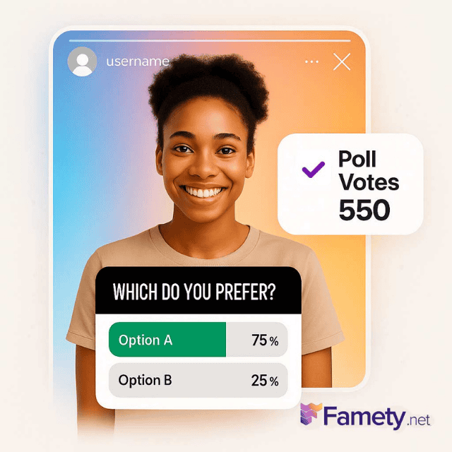 Buy Instagram Story Poll Votes