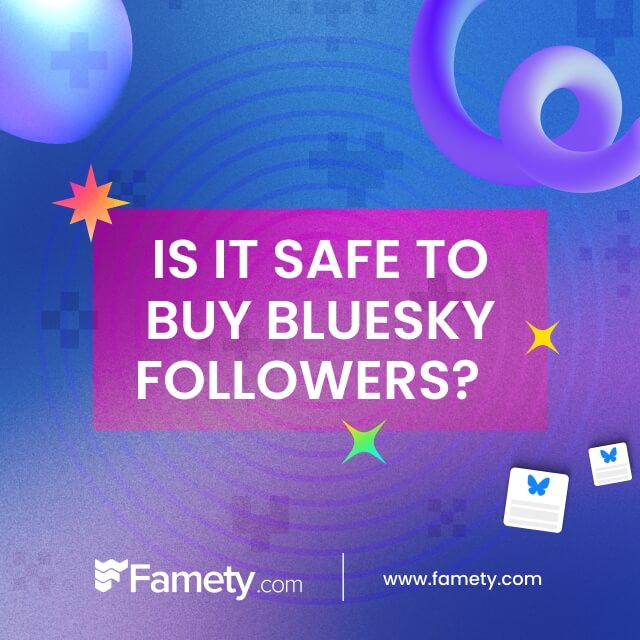 is it safe to buy bluesky followers
