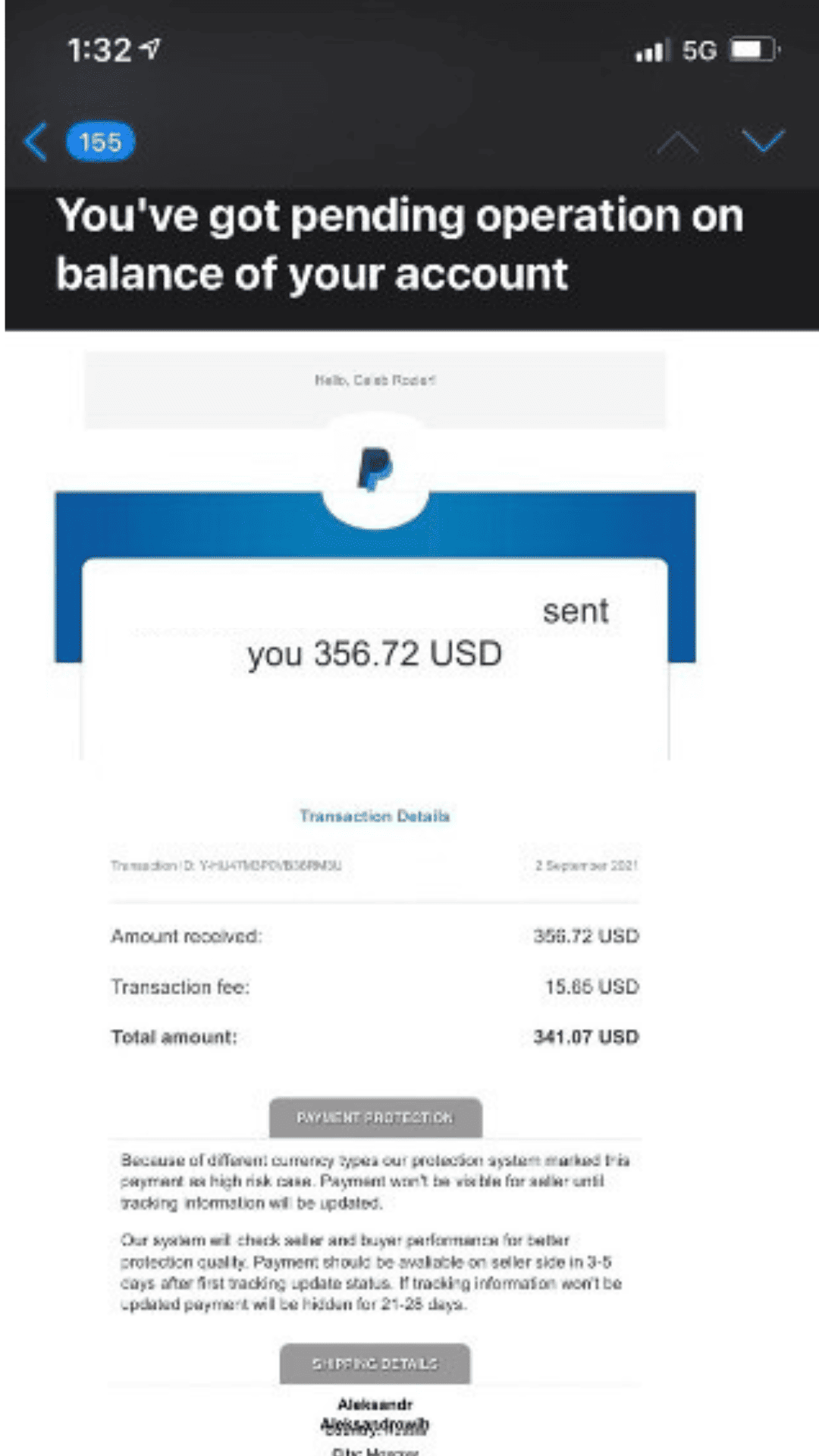 Proof of Payment