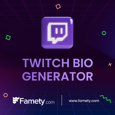 Twitch BIO Generator