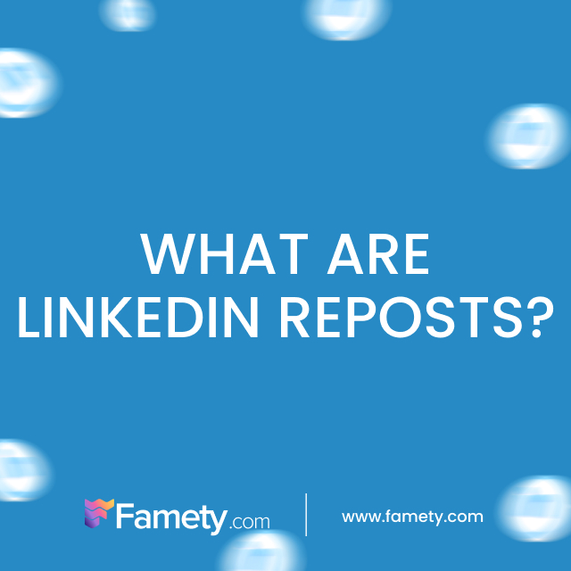 what are linkedin reposts