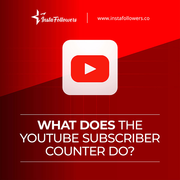 what does the YouTube subscriber counter do