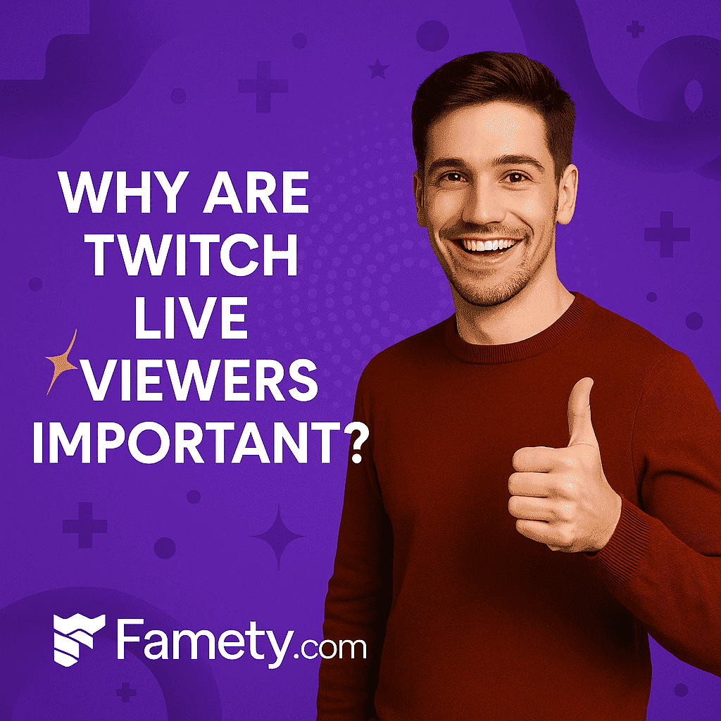 why are twitch live viewers important
